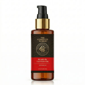 The Complete World™ Beard & Tattoo Oil - Geranium, 2 fl oz